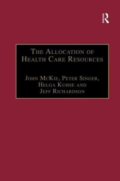 Allocation of Health Care Resources