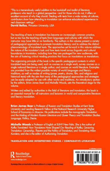 Teaching Literature in Translation