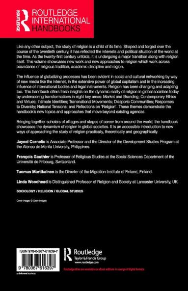 Routledge International Handbook of Religion in Global Society