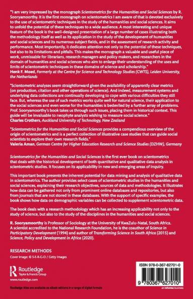 Scientometrics for the Humanities and Social Sciences