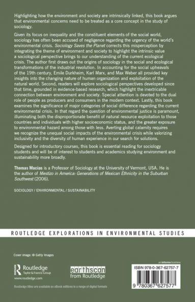 Sociology Saves the Planet