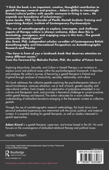 Exploring Masculinity Sexuality and Culture in Gestalt Therapy
