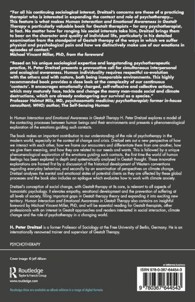 Human Interaction and Emotional Awareness in Gestalt Therapy