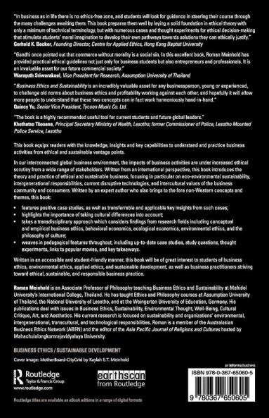 Business Ethics and Sustainability