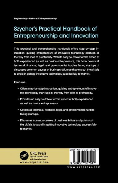 Szycher's Practical Handbook of Entrepreneurship and Innovation
