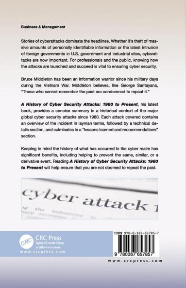 History of Cyber Security Attacks