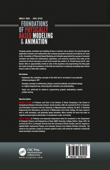 Foundations of Physically Based Modeling and Animation