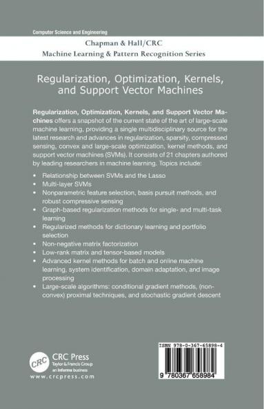 Regularization Optimization Kernels and Support Vector Machines