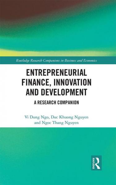 Entrepreneurial Finance Innovation and Development