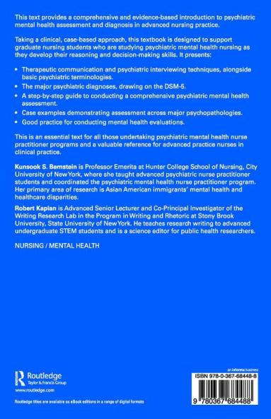 Psychiatric Mental Health Assessment and Diagnosis of Adults for Advanced Practice Mental Health Nurses