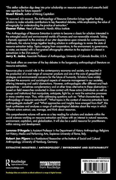 Anthropology of Resource Extraction