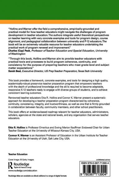 Rethinking Teacher Preparation Program Design