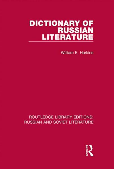 Dictionary of Russian Literature