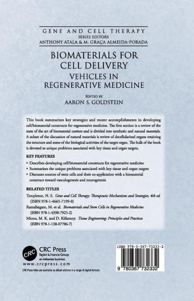 Biomaterials for Cell Delivery