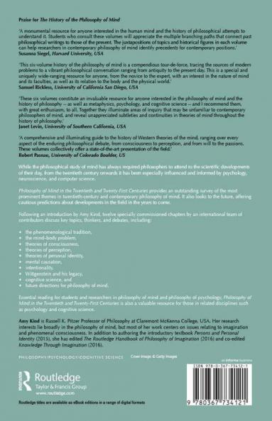 Philosophy of Mind in the Twentieth and Twenty-First Centuries