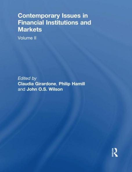 Contemporary Issues in Financial Institutions and Markets