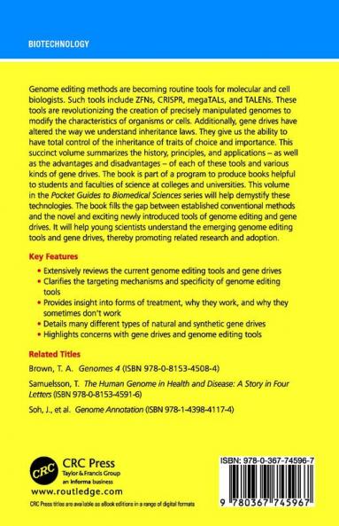 Genome Editing Tools and Gene Drives