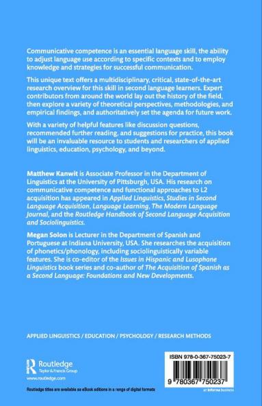 Communicative Competence in a Second Language