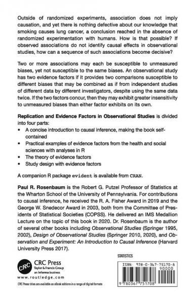 Replication and Evidence Factors in Observational Studies