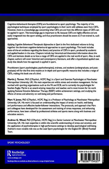 Applying Cognitive Behavioural Therapeutic Approaches in Sport