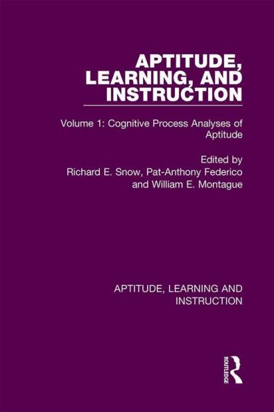 Aptitude Learning and Instruction