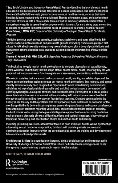 Sex Social Justice and Intimacy in Mental Health Practice