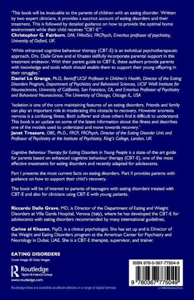 Cognitive Behaviour Therapy for Eating Disorders in Young People