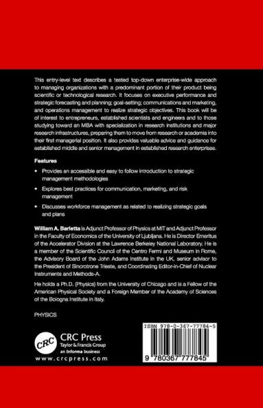 Strategic Management of Research Organizations