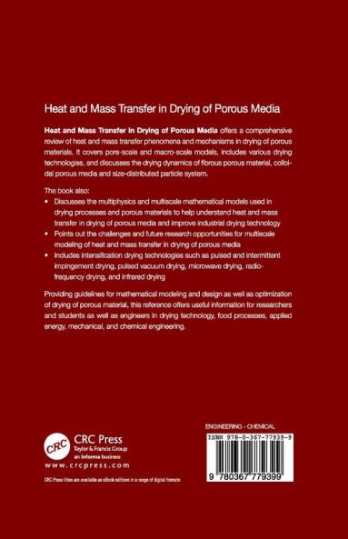 Heat and Mass Transfer in Drying of Porous Media