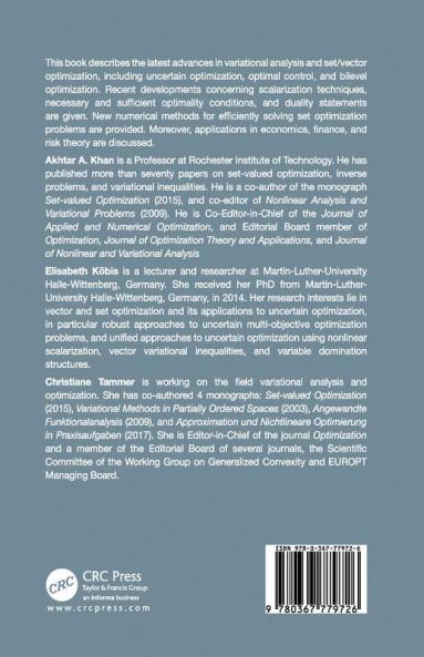 Variational Analysis and Set Optimization