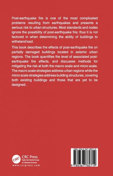 Post-Earthquake Fire Analysis in Urban Structures