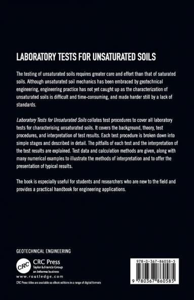 Laboratory Tests for Unsaturated Soils