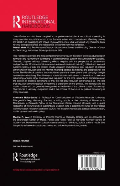 Routledge Handbook of Political Advertising
