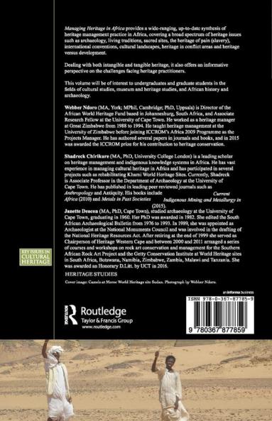Managing Heritage in Africa