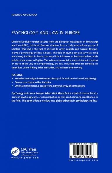 Psychology and Law in Europe