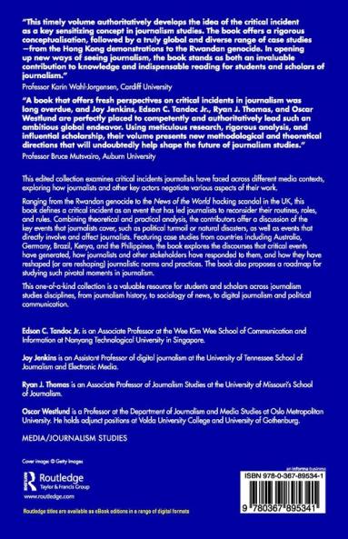 Critical Incidents in Journalism
