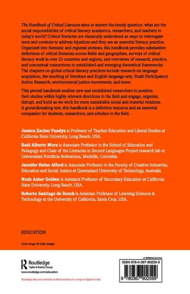 Handbook of Critical Literacies