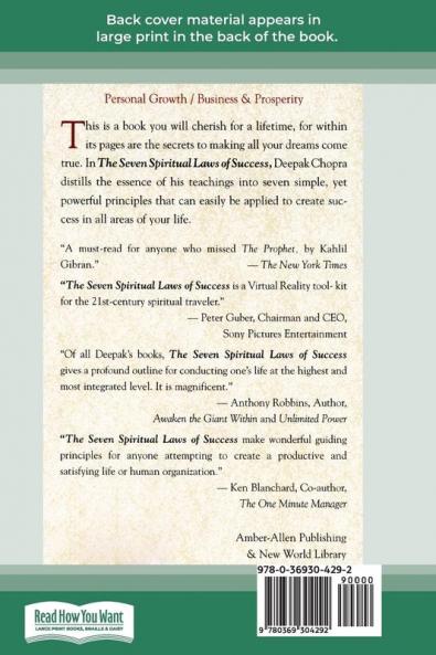 The Seven Spiritual Laws of Success