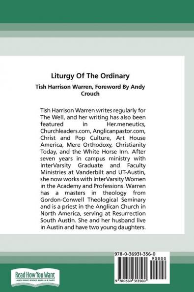 Liturgy of the Ordinary