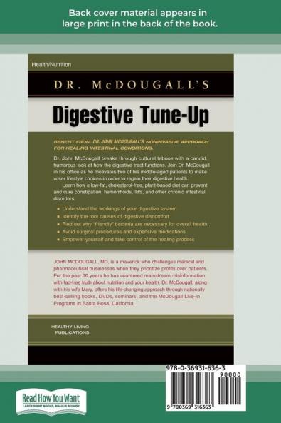 Dr. McDougall's Digestive Tune-Up (16pt Large Print Edition)