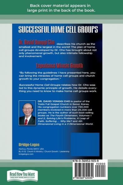Successful Home Cell Groups (16pt Large Print Edition)
