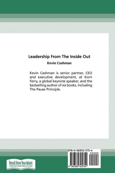 Leadership from the Inside Out: Becoming a Leader for Life (Third Edition) (16pt Large Print Edition)
