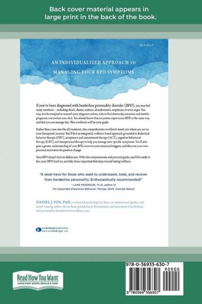 The Borderline Personality Disorder Workbook