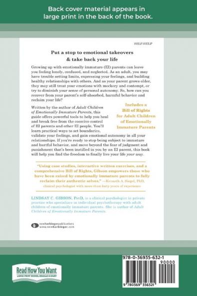 Recovering from Emotionally Immature Parents