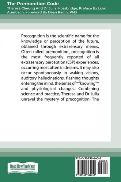 The Premonition Code (Large Print 16 Pt Edition)