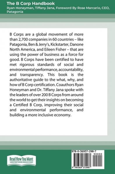 The B Corp Handbook Second Edition