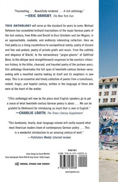 Twentieth-Century German Poetry: An Anthology