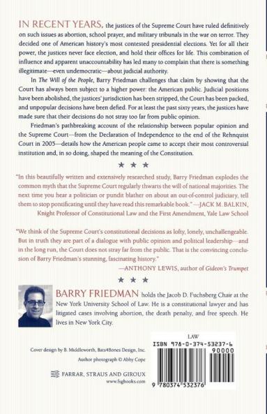 The Will of the People: How Public Opinion Has Influenced the Supreme Court and Shaped the Meaning of the Constitution