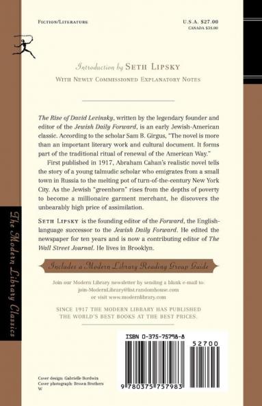 The Rise of David Levinsky