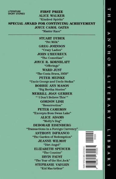 Prize Stories 1986